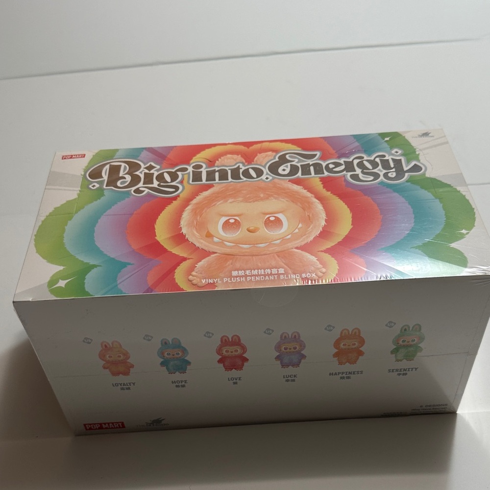 Big Into Energy LABUBU Full Set The Monsters blind box plush pendant POP MART